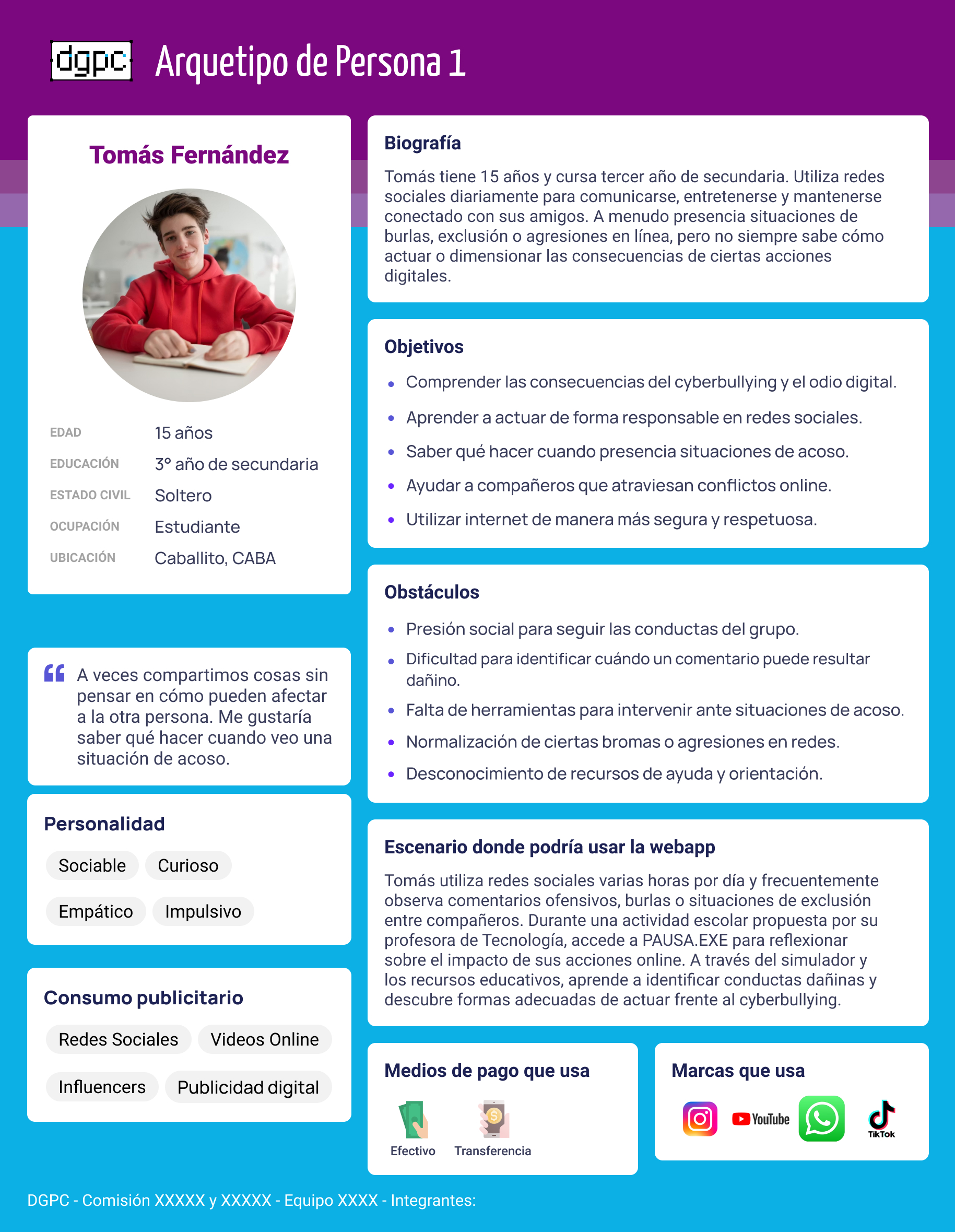 Imagen del user persona